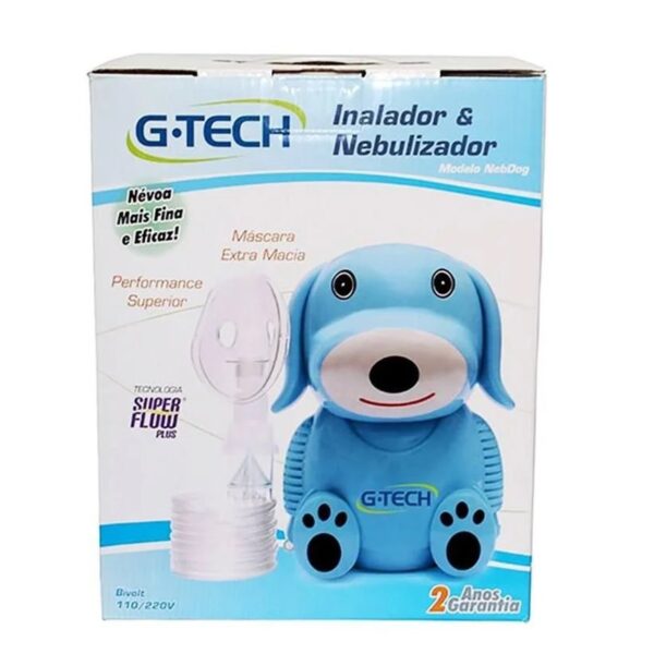 Inalador E Nebulizador Modelo NebDog G-Tech