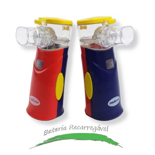 Inalador Nebulizador Portátil Mesh Colors Kids Medicate - Imagem 2