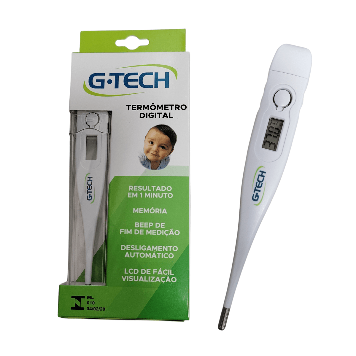 Termometro Clinico Digital G-Tech