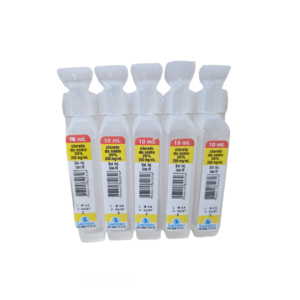CLORETO DE SÓDIO - 10ML - CARTELA COM 5 UNIDADES