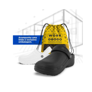 Sandália Ortopédica Fly Feet Work Preta Orthopauher – TAM 39